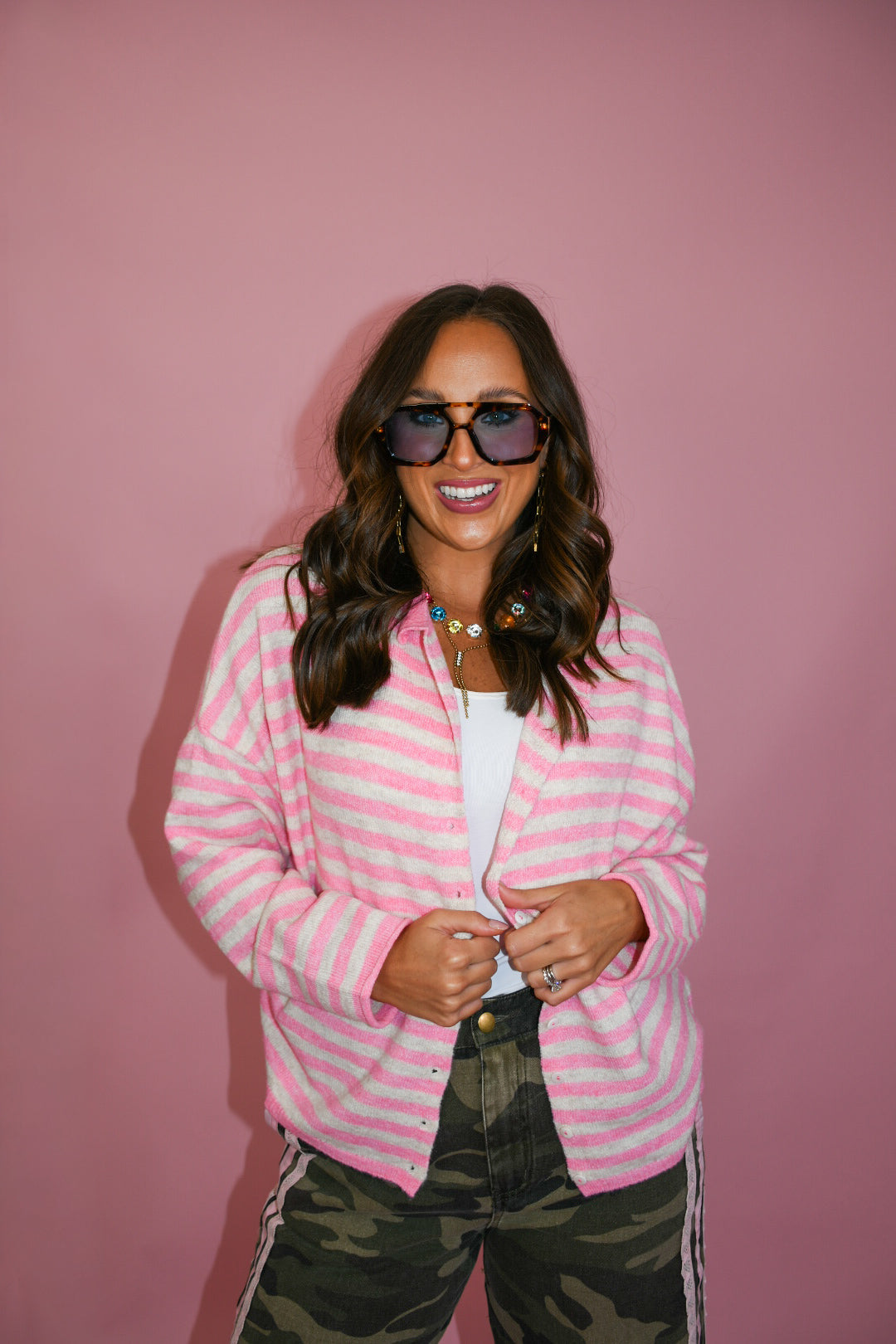 Pink on Repeat Cardigan