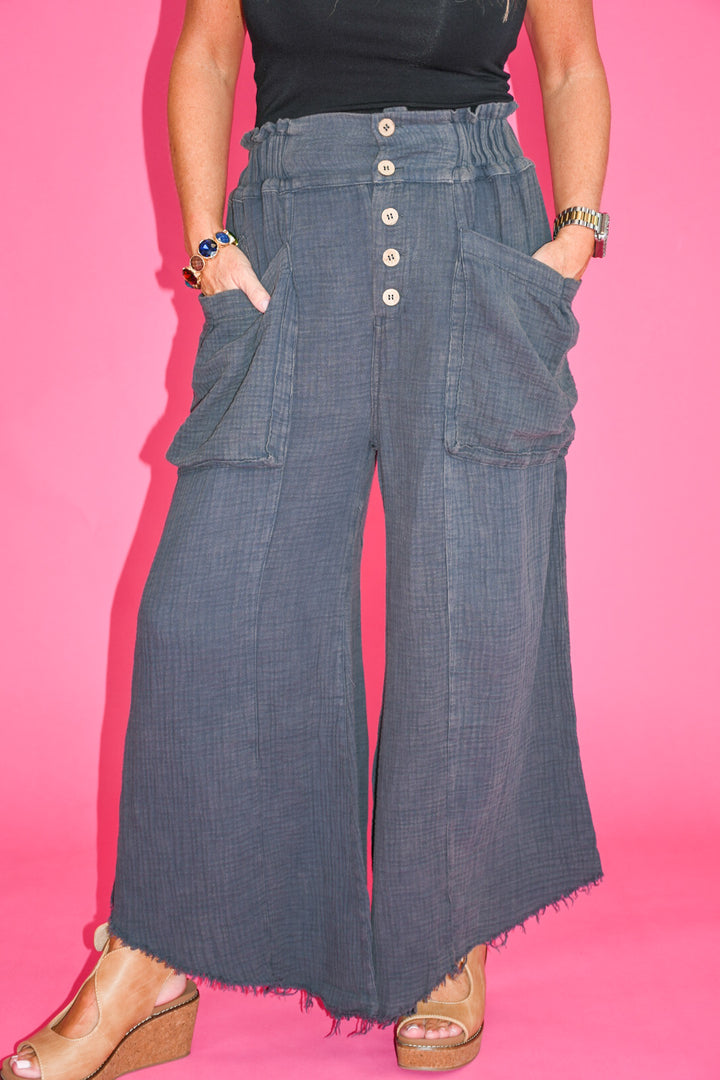 Washed Away Wide Leg Pants