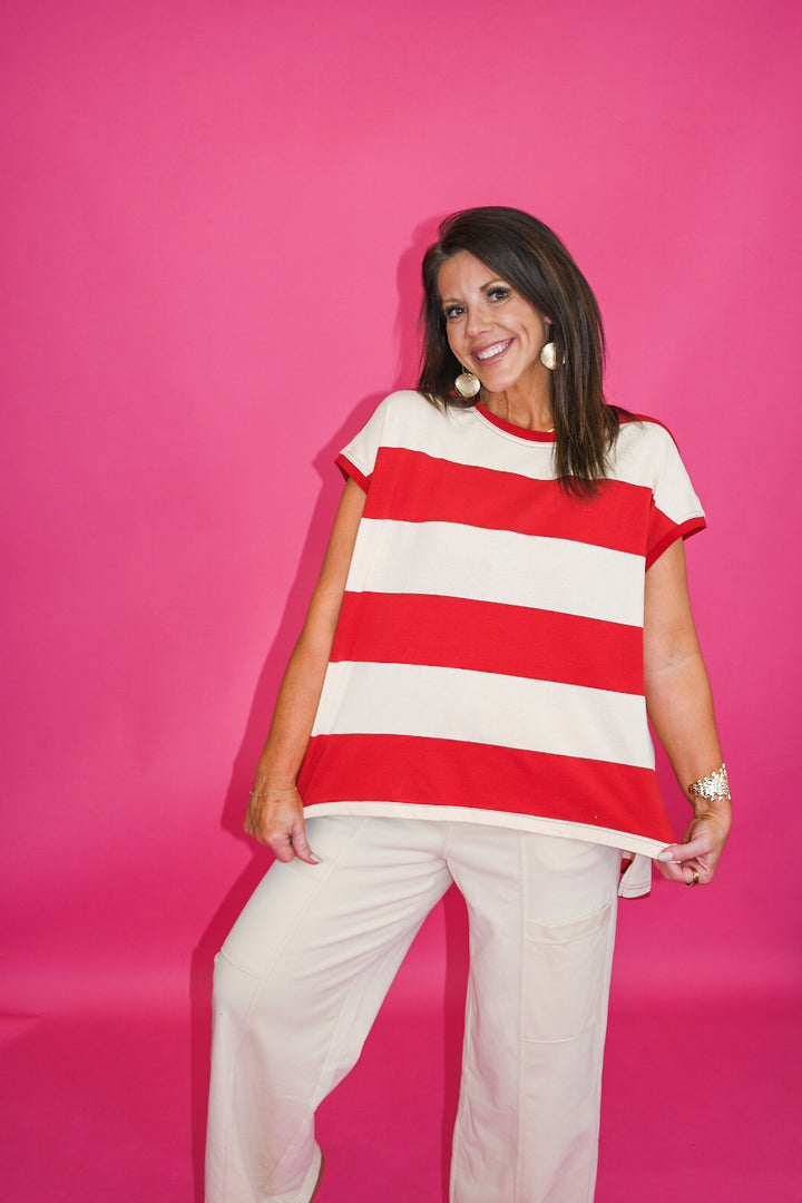 Retro Stripe Top