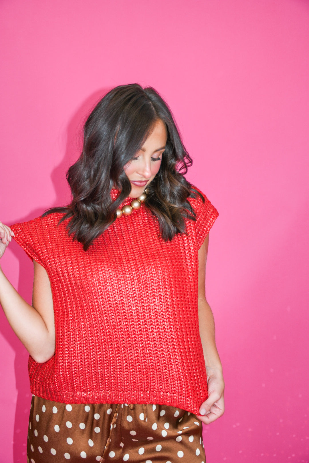 Metallic Muse Top