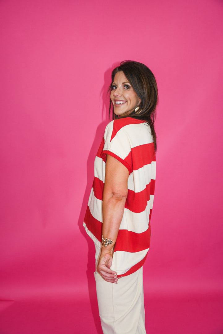 Retro Stripe Top
