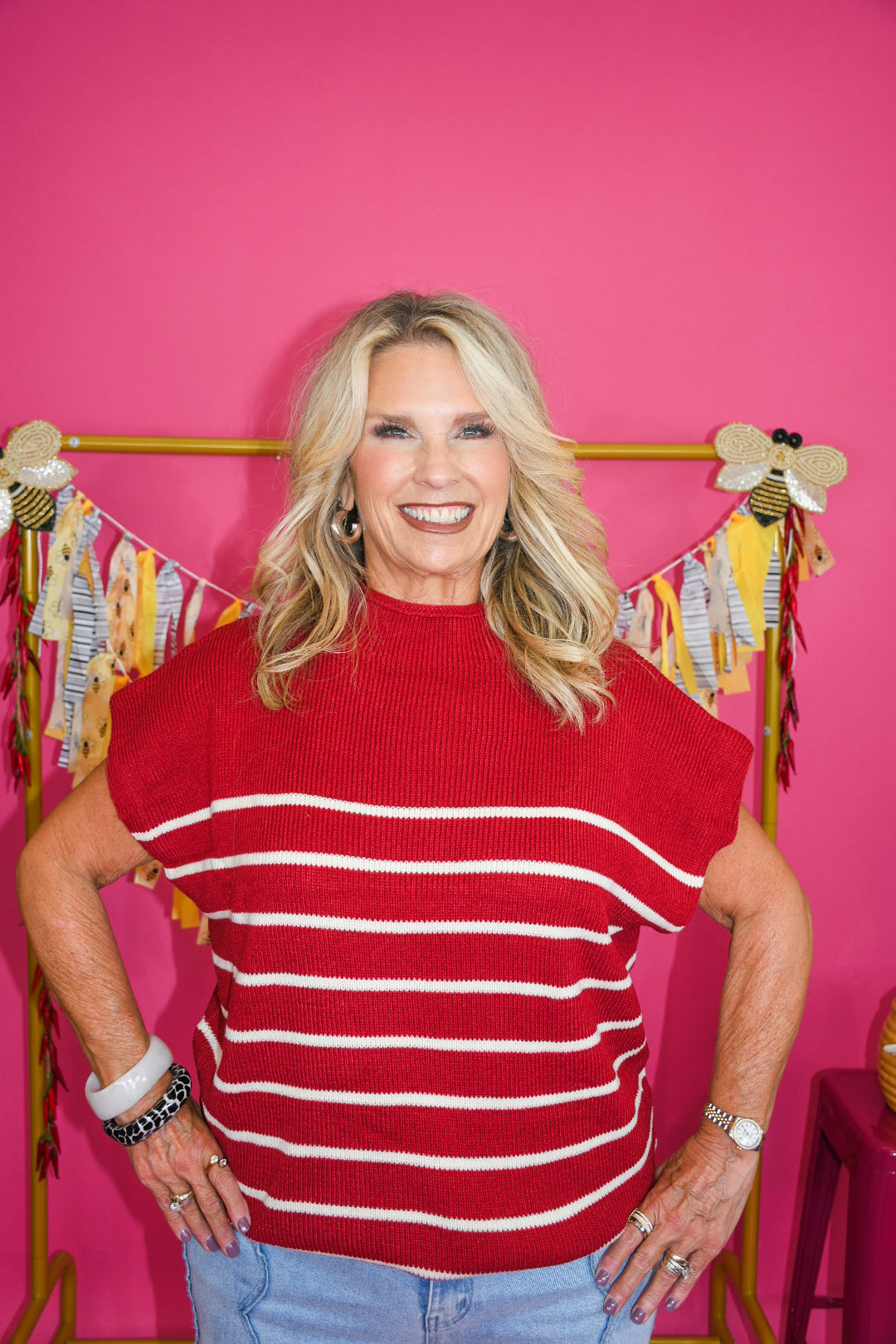 Stadium Stripe Top