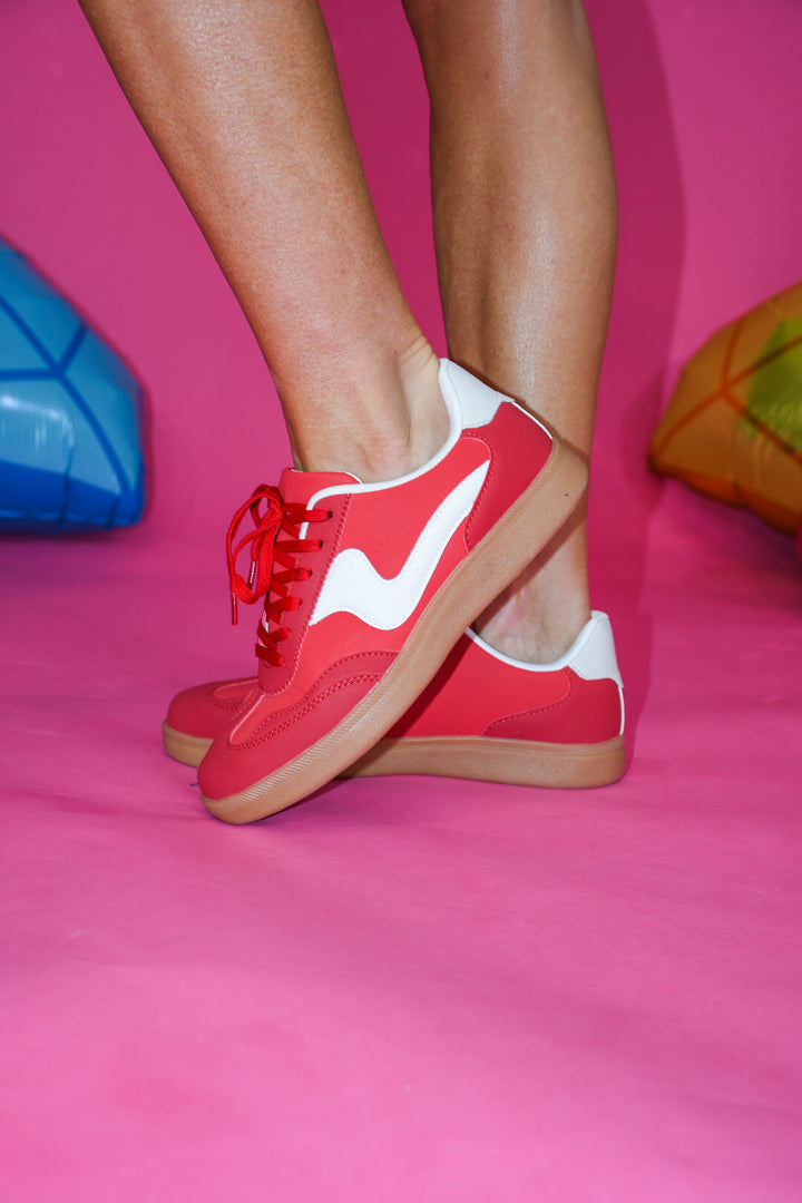 Red Bird Sneakers