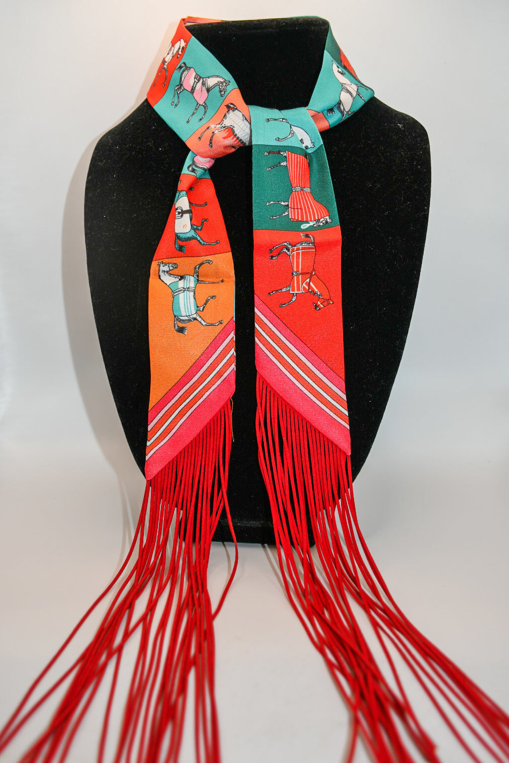Frilly Scarf-Bright Horses