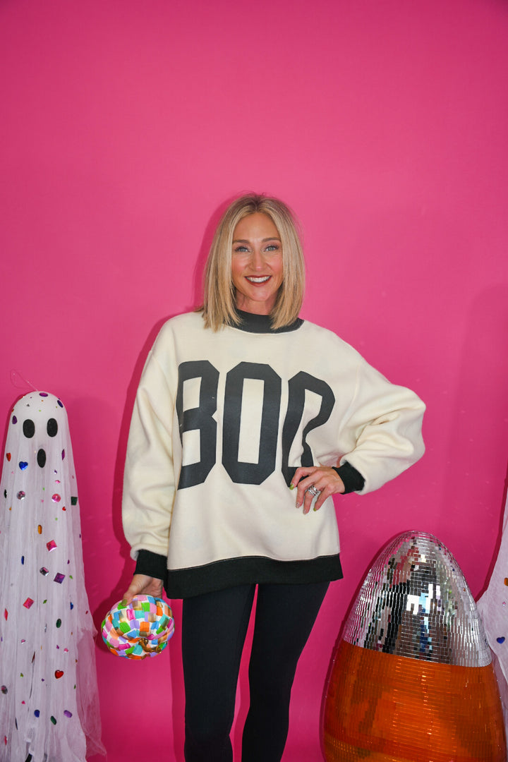 Double the Boo Reversible Mockneck