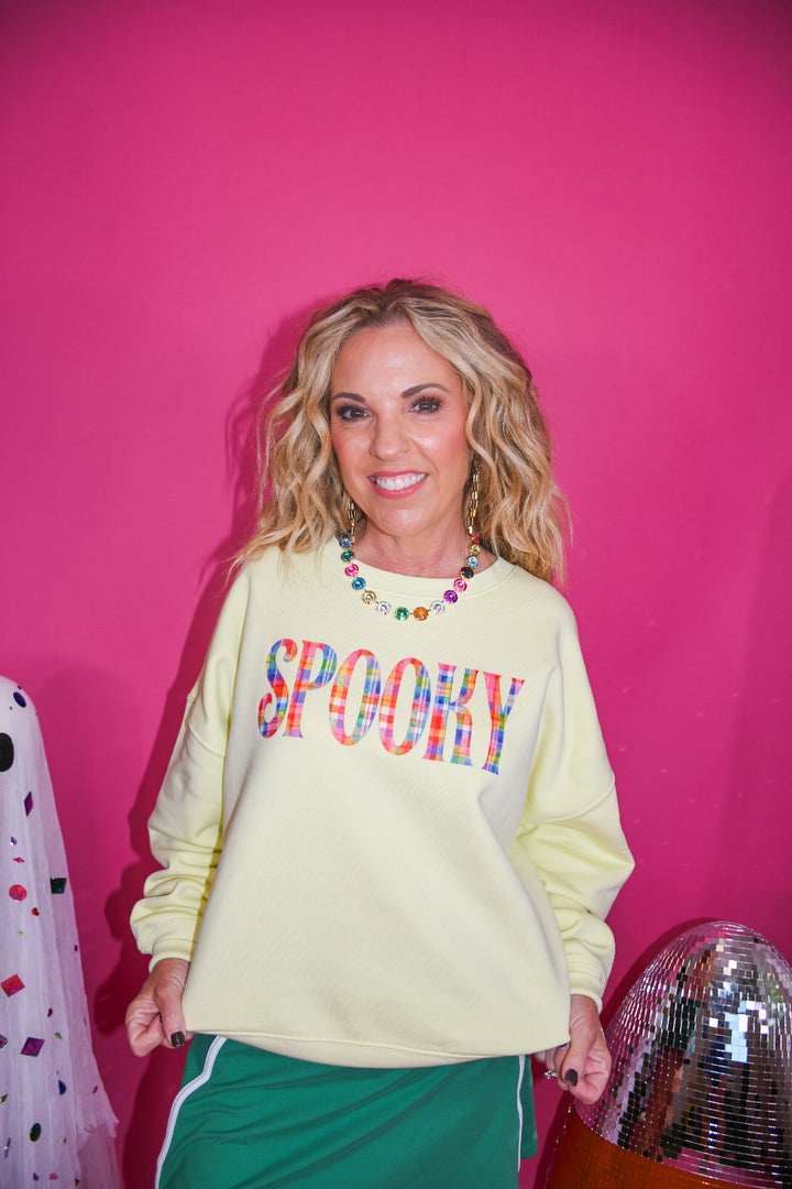 Plaid to Be Spooky Sweatshirt-Tribe Exclusive