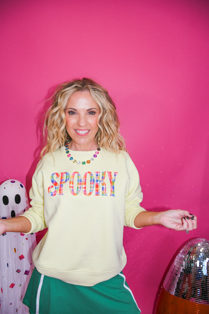 Plaid to Be Spooky Sweatshirt-Tribe Exclusive