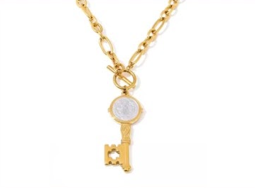 Coco Key Coin Necklace
