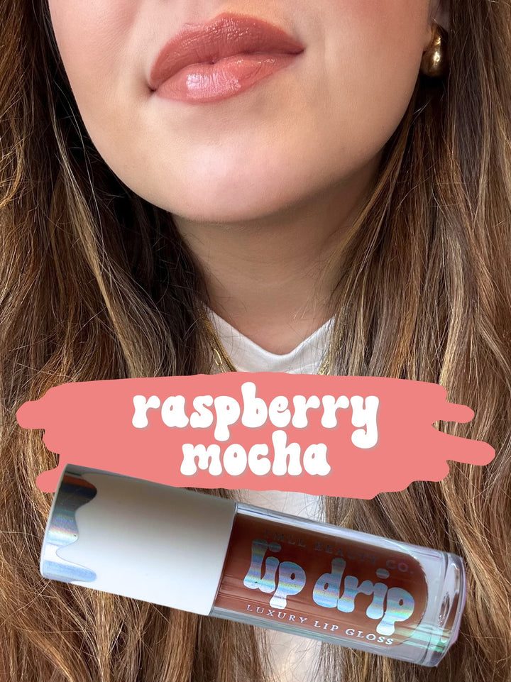 TMLL Lip Drip Luxury Gloss-250 - TMLL Beauty Co - Makeup-TMLL Beauty Co-Raspberry Mocha-[option4]-[option5]-[option6]-Leather &amp; Lace Boutique Shop