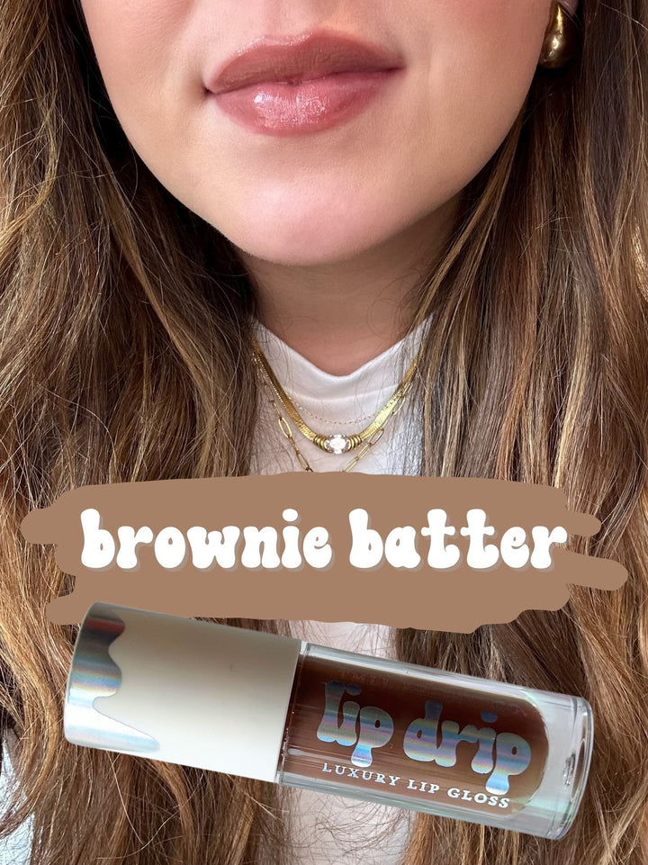 TMLL Lip Drip Luxury Gloss-250 - TMLL Beauty Co - Makeup-TMLL Beauty Co-Brownie Batter-[option4]-[option5]-[option6]-Leather &amp; Lace Boutique Shop